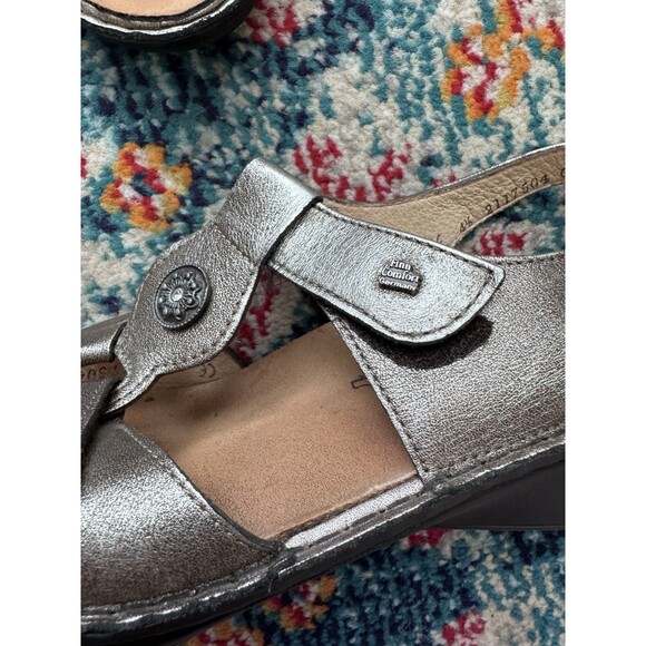 Finn Comfort Adana Backstrap Sandal Metallic Women’s‎ Size 6.5US / 4.5 UK - Picture 2 of 8